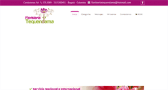 Desktop Screenshot of floristeriatequendama.com