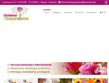 Tablet Screenshot of floristeriatequendama.com